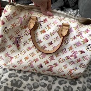 Louis Vuitton spring floral bag speedy 35